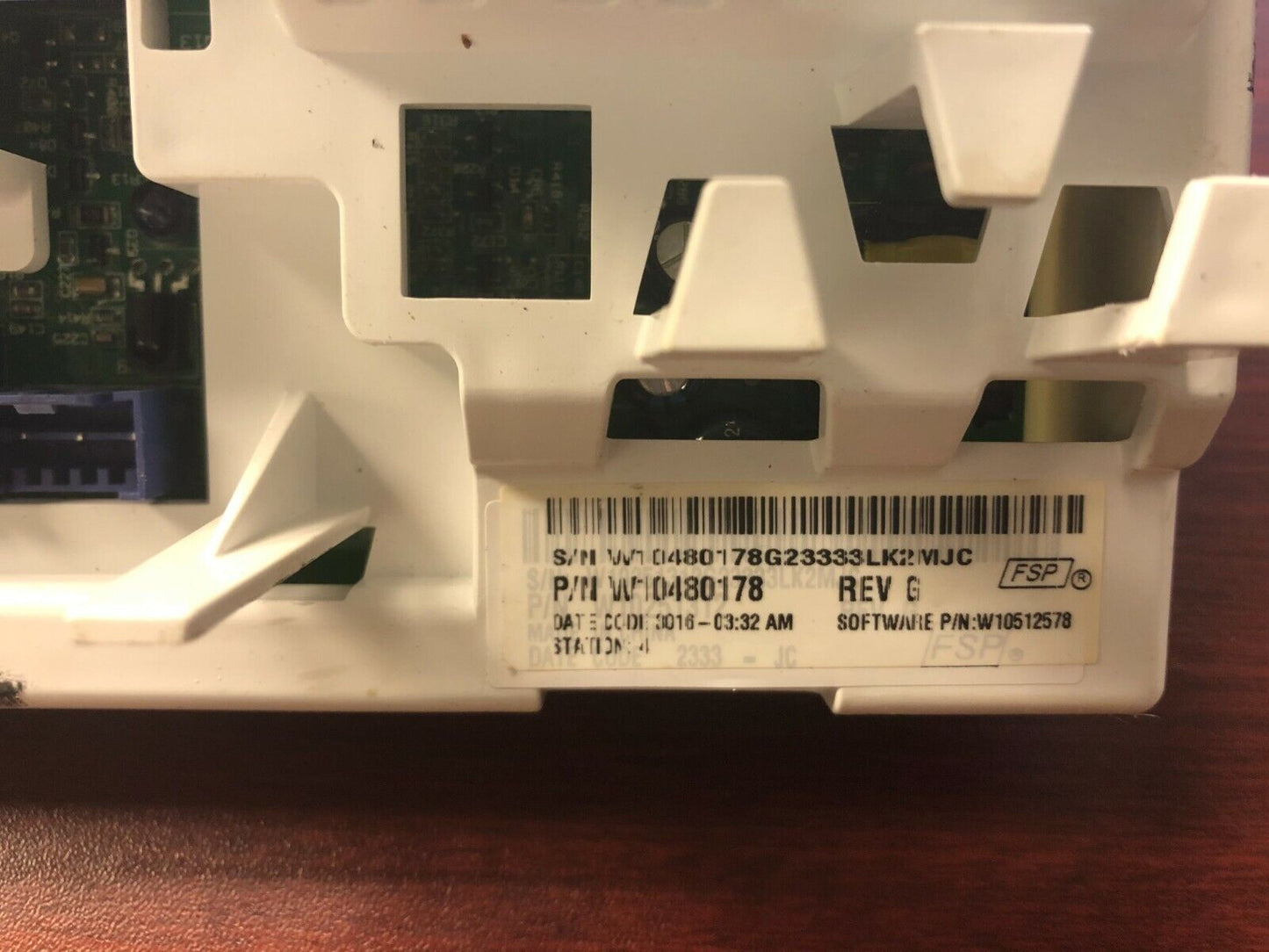 Whirlpool Washer Control Board PART # W10480178 DC700