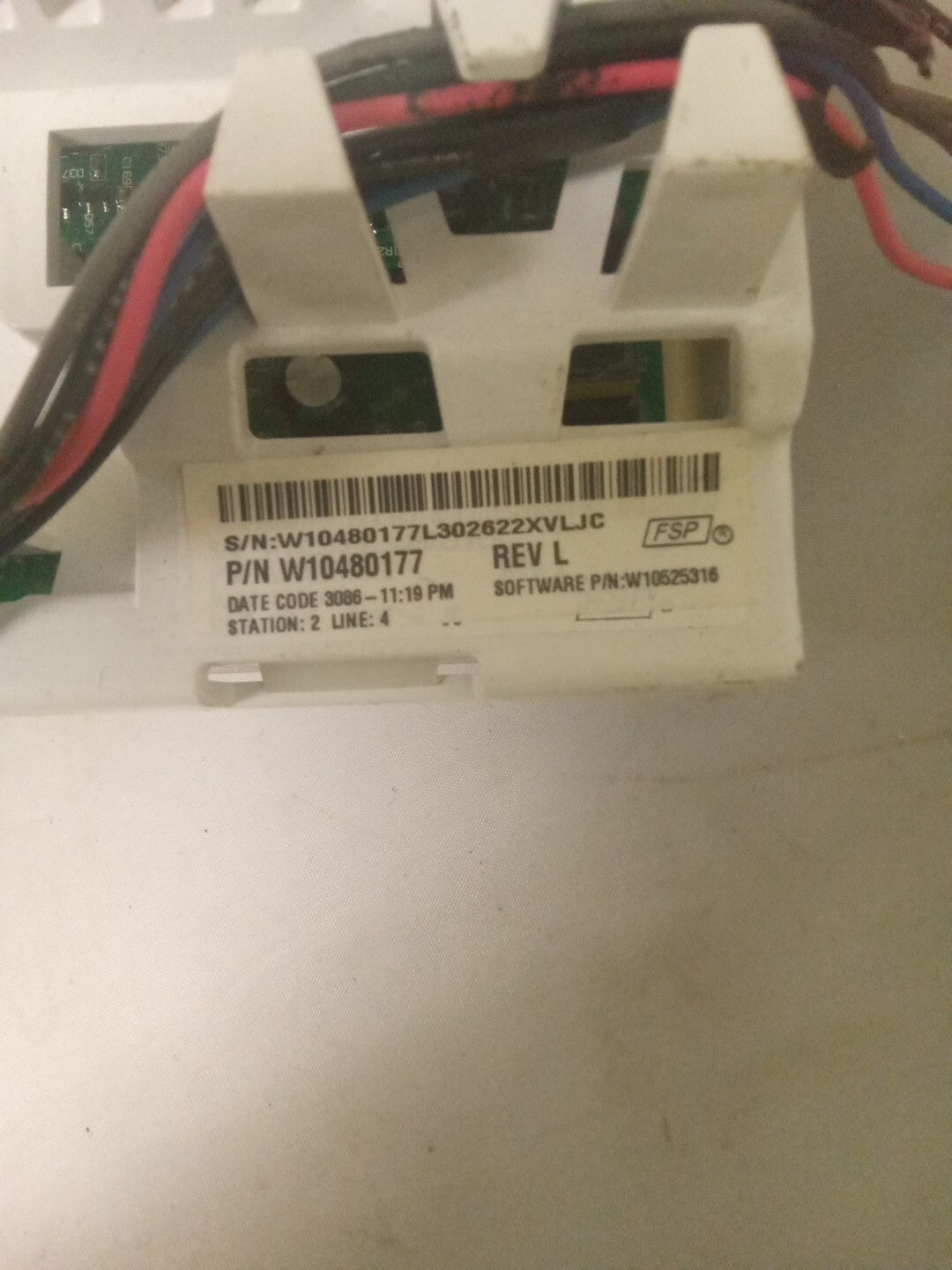 Whirlpool Washer Control Board W10480177 AK-534