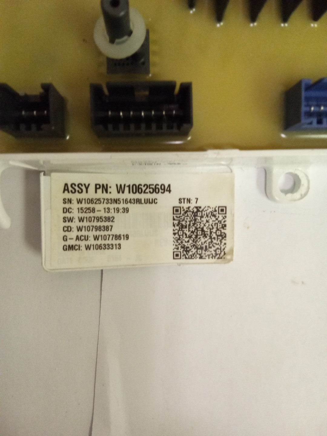 Maytag Washer Control Board W10625694 AMK-725