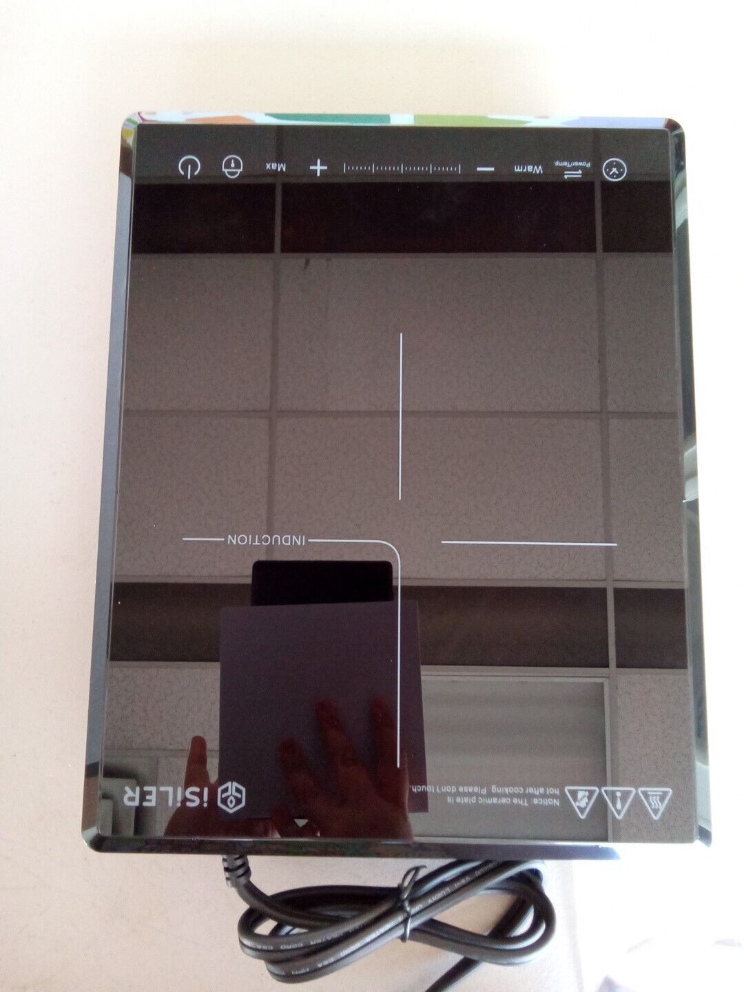 iSILER Induction Cooktop CHK-CCA05 Touch Control Black 1800W OV12