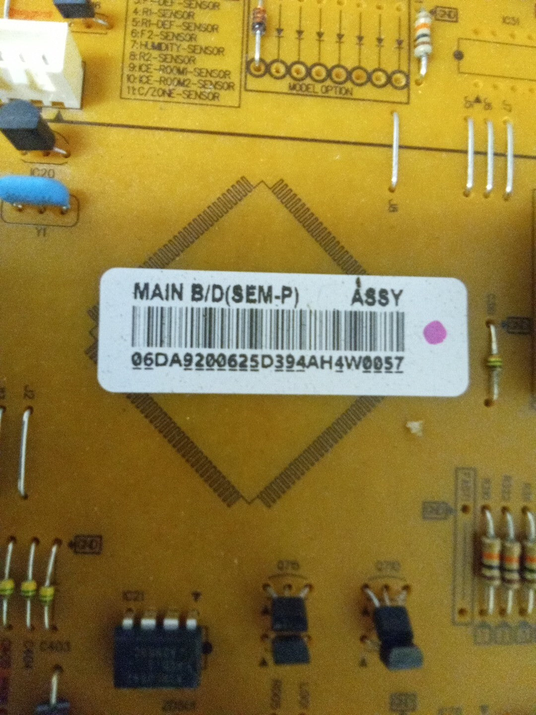Samsung Fridge Control Board DA92-00625D AK-963