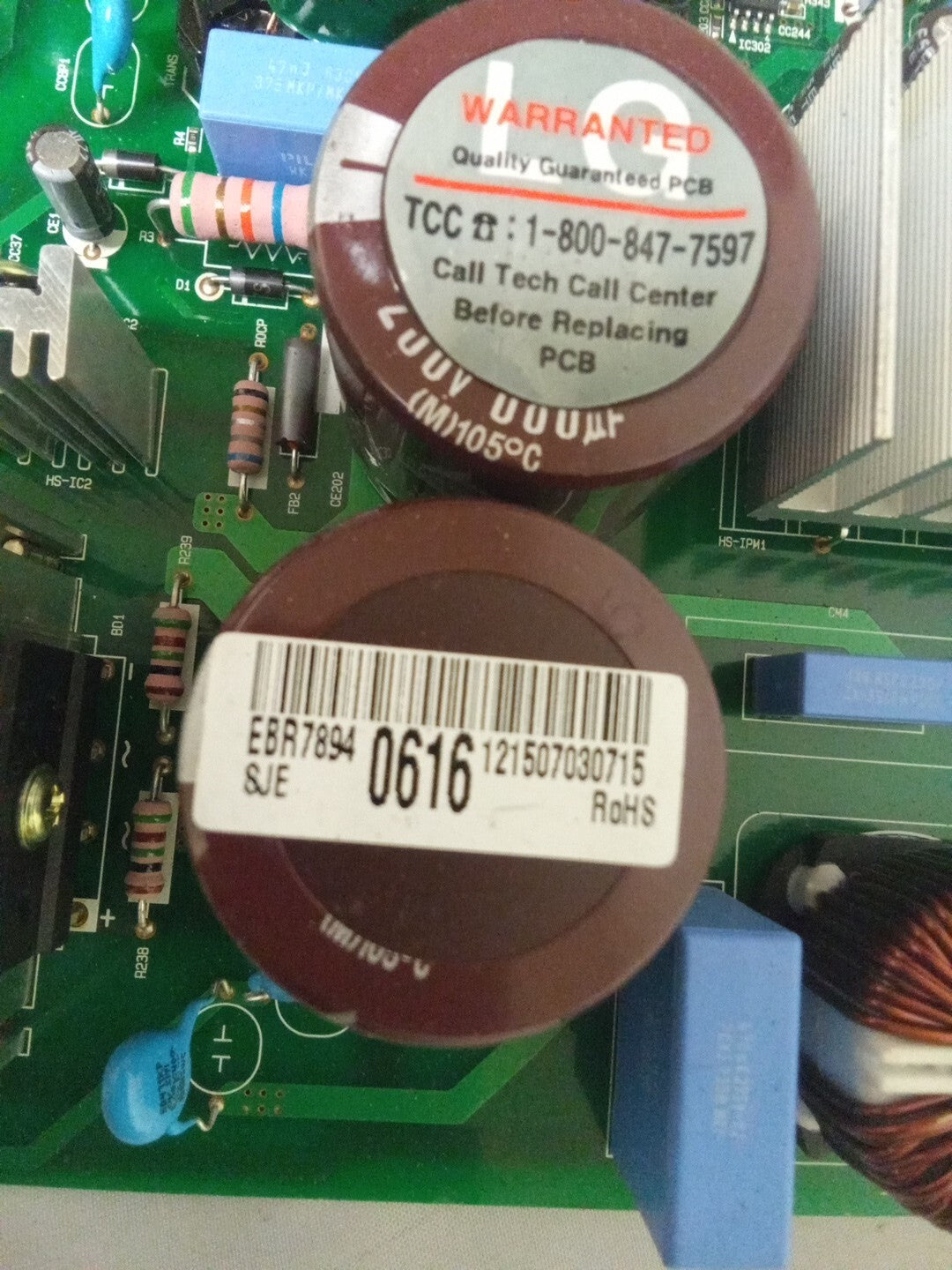 EBR78940616 LG Refrigerator Control Board AMK-154