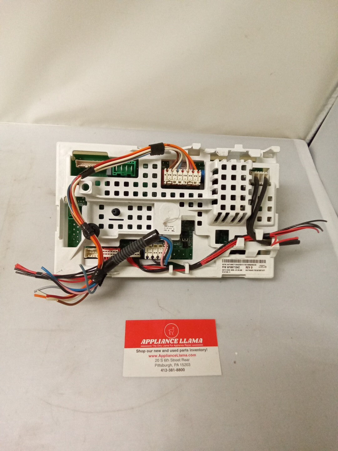 W10671342 Washer Main Control Board AK-524