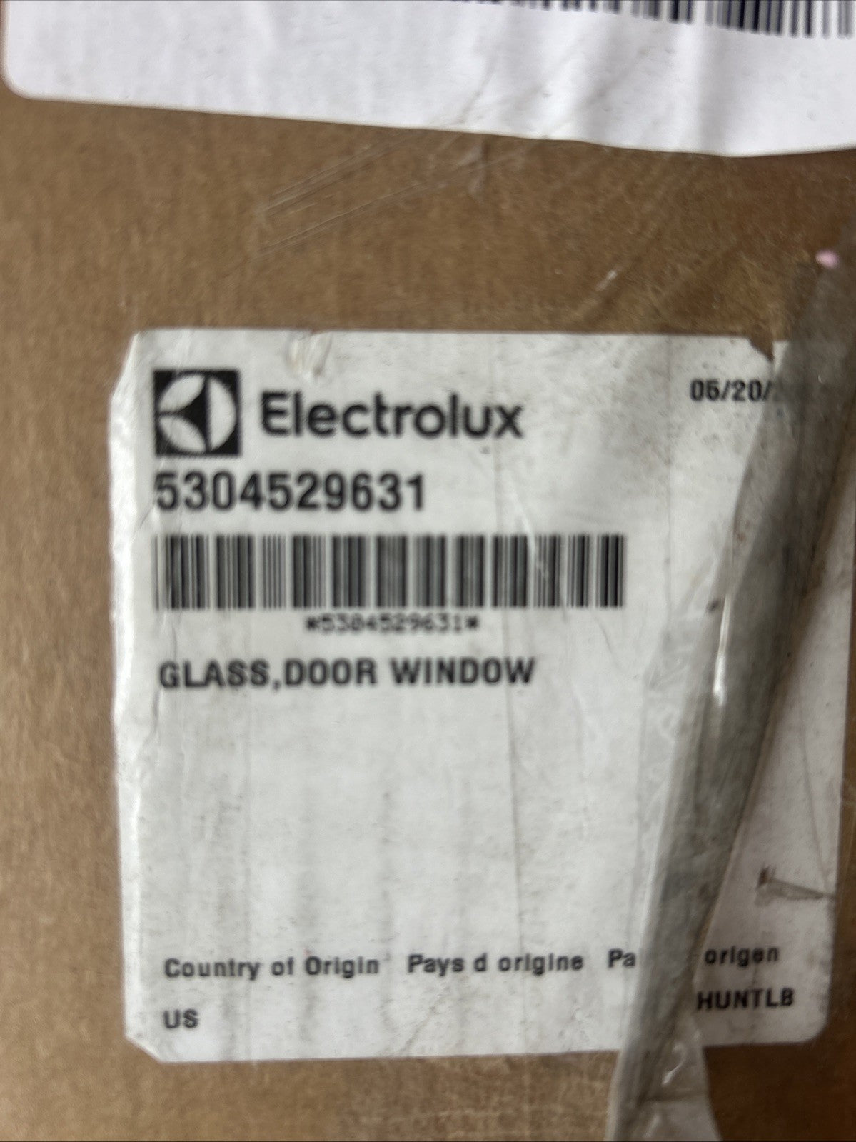 Electrolux Frigidaire Laundry Center 5304529631 Glass Insert For Door New AP-559