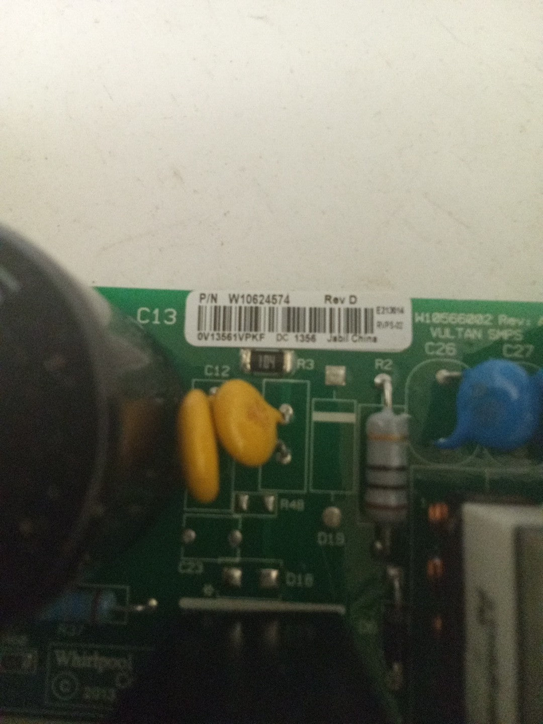 Whirlpool Fridge Inverter Control Board W10624574 AMK-484