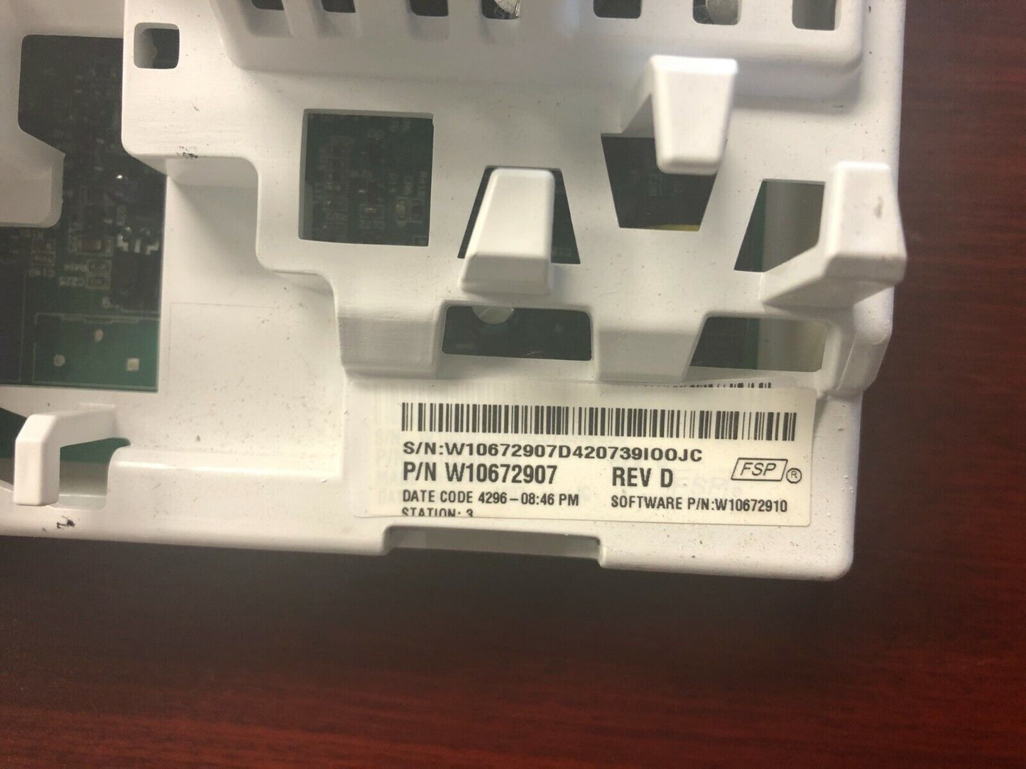 Whirlpool W10672907 Washer Electronic Control Board DC673