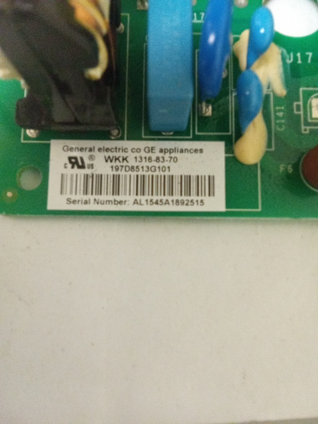 197D8513G101 GE Refrigerator Control Board AMK-602