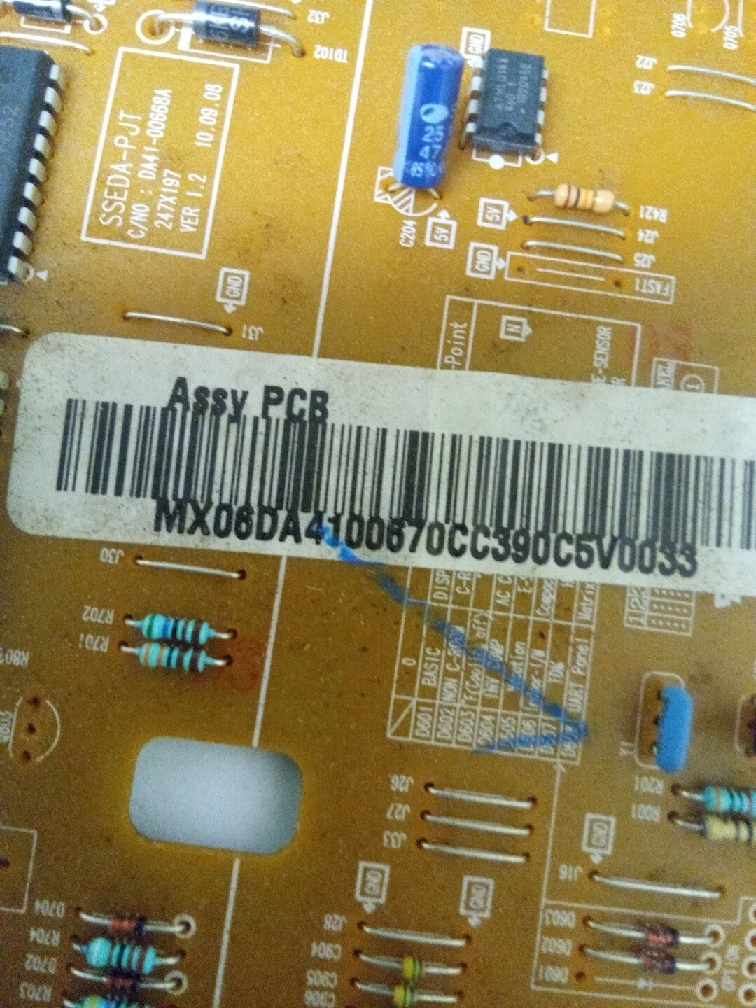 Samsung Fridge Control Board DA41-00670C AMK-177