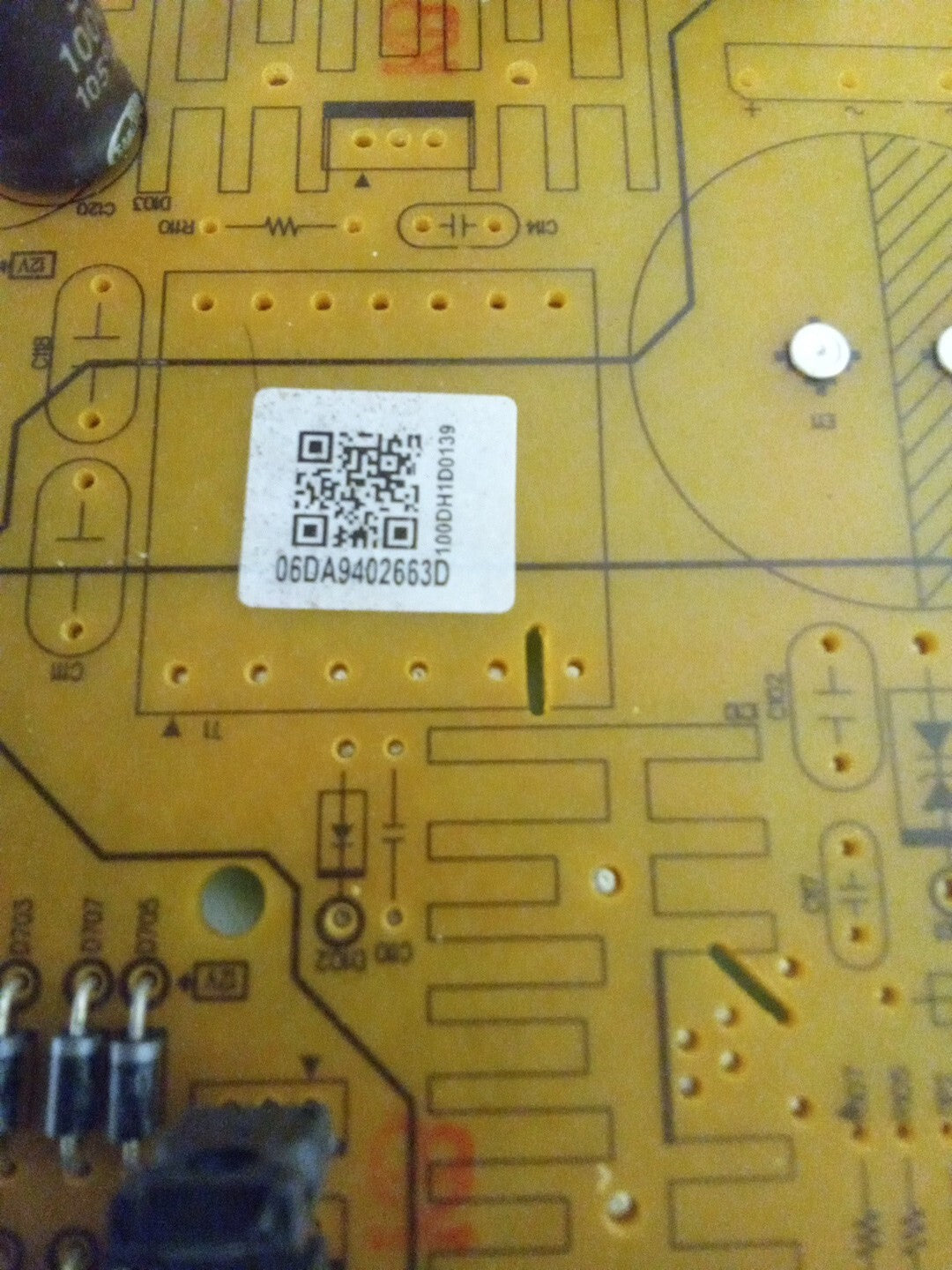Samsung Refrigerator Control Board DA94-02663D AMK-37