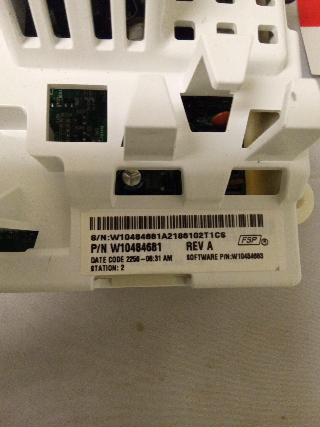 Whirlpool Washer Control Board W10484681 AK-501