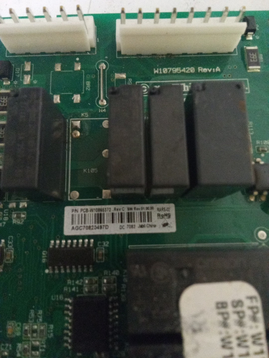 Whirlpool Refrigerator Control Board W10865372 AMK-228
