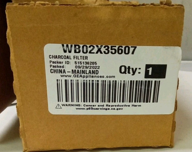 WB02X35607 for GE Microwave Hood Charcoal Filter AK-875