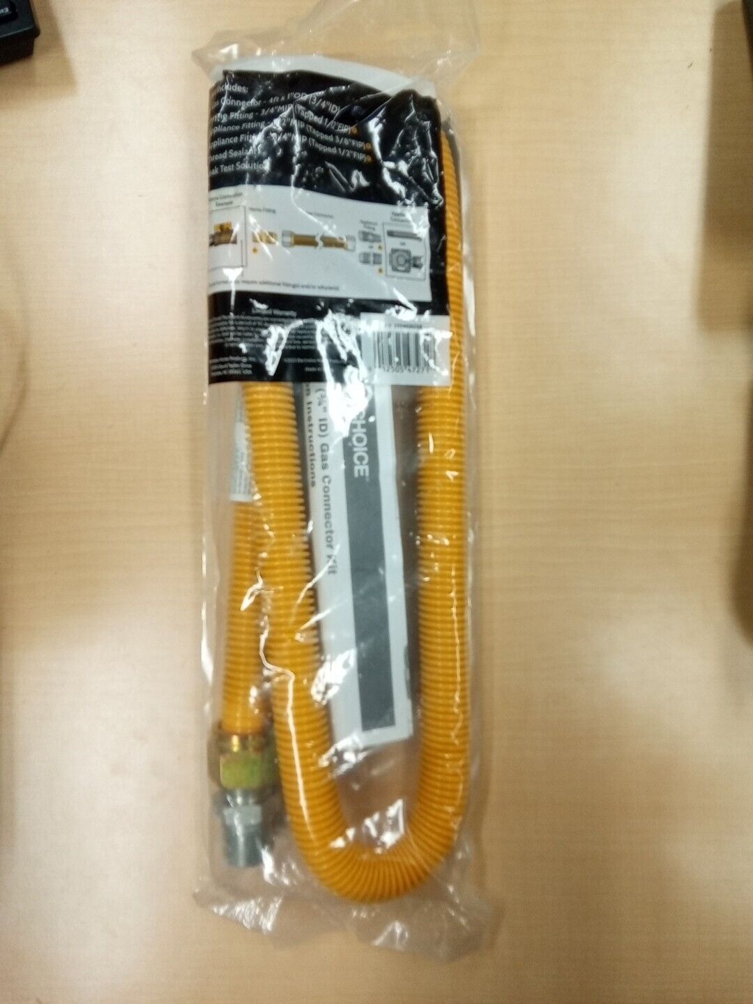 Smart Choice 4 ft x 1” OD (3/4”ID) Gas Connector Kit AK-307