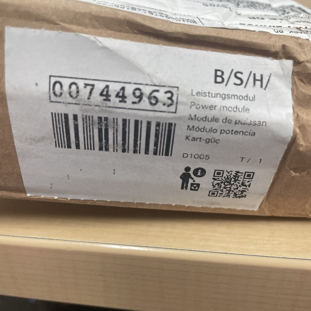 Bosch Thermador Refrigerator Control Power Module 00744963 BA121