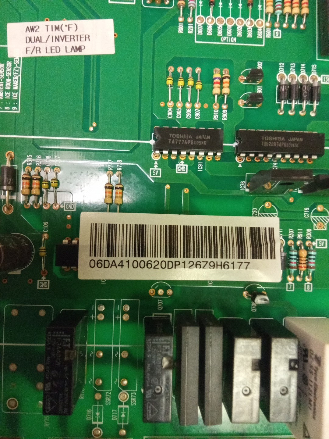 Samsung Fridge Control DA41-00620D AMK-591