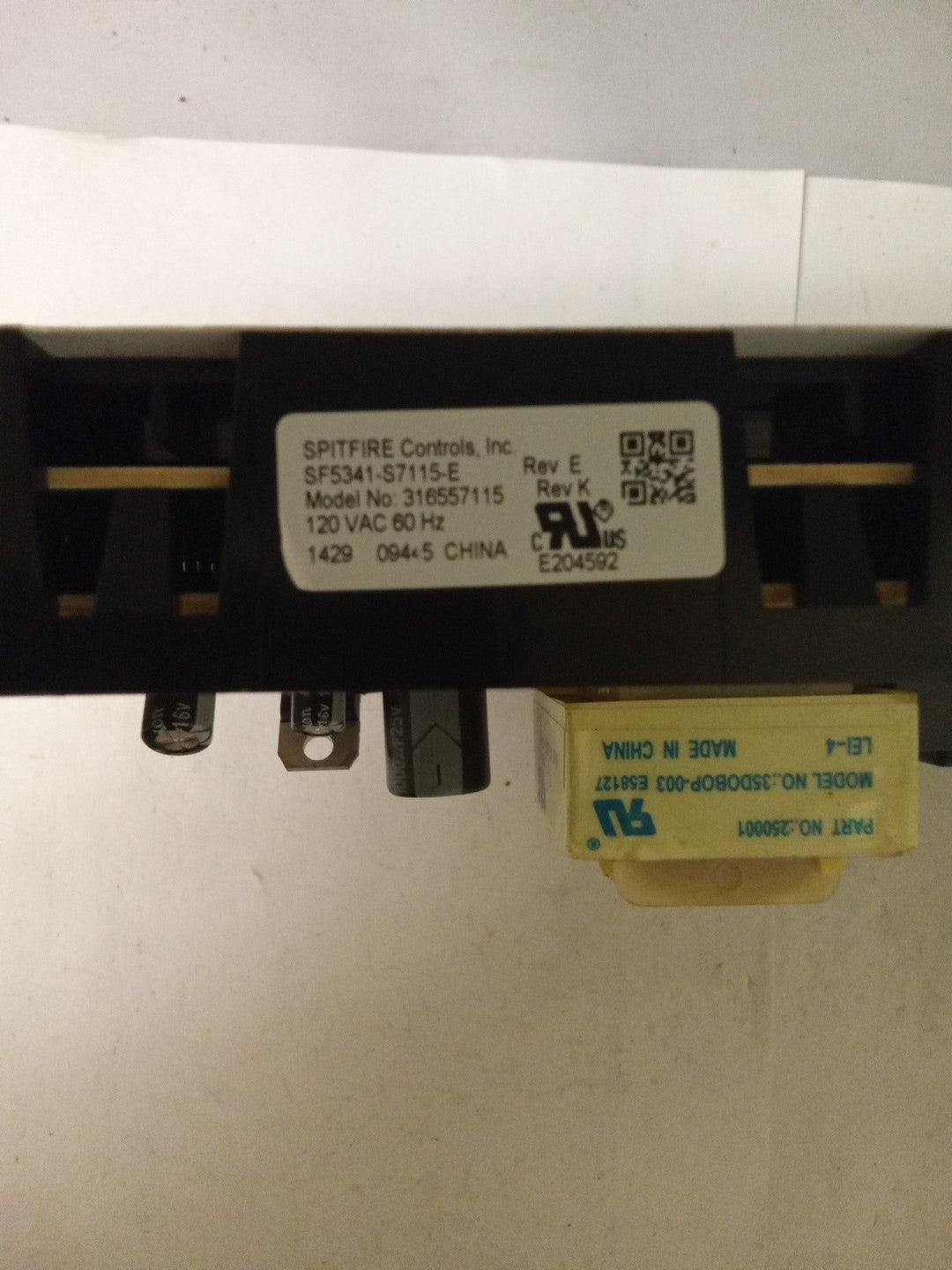 Frigidaire Range Control 316557115 AMK-461