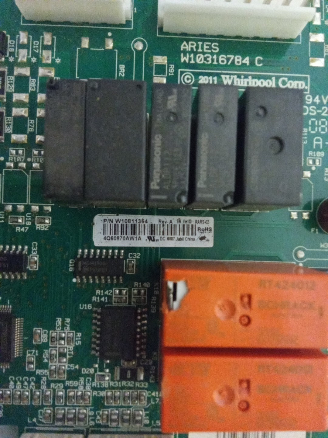 Whirlpool Fridge Control W10811364 AMK-125