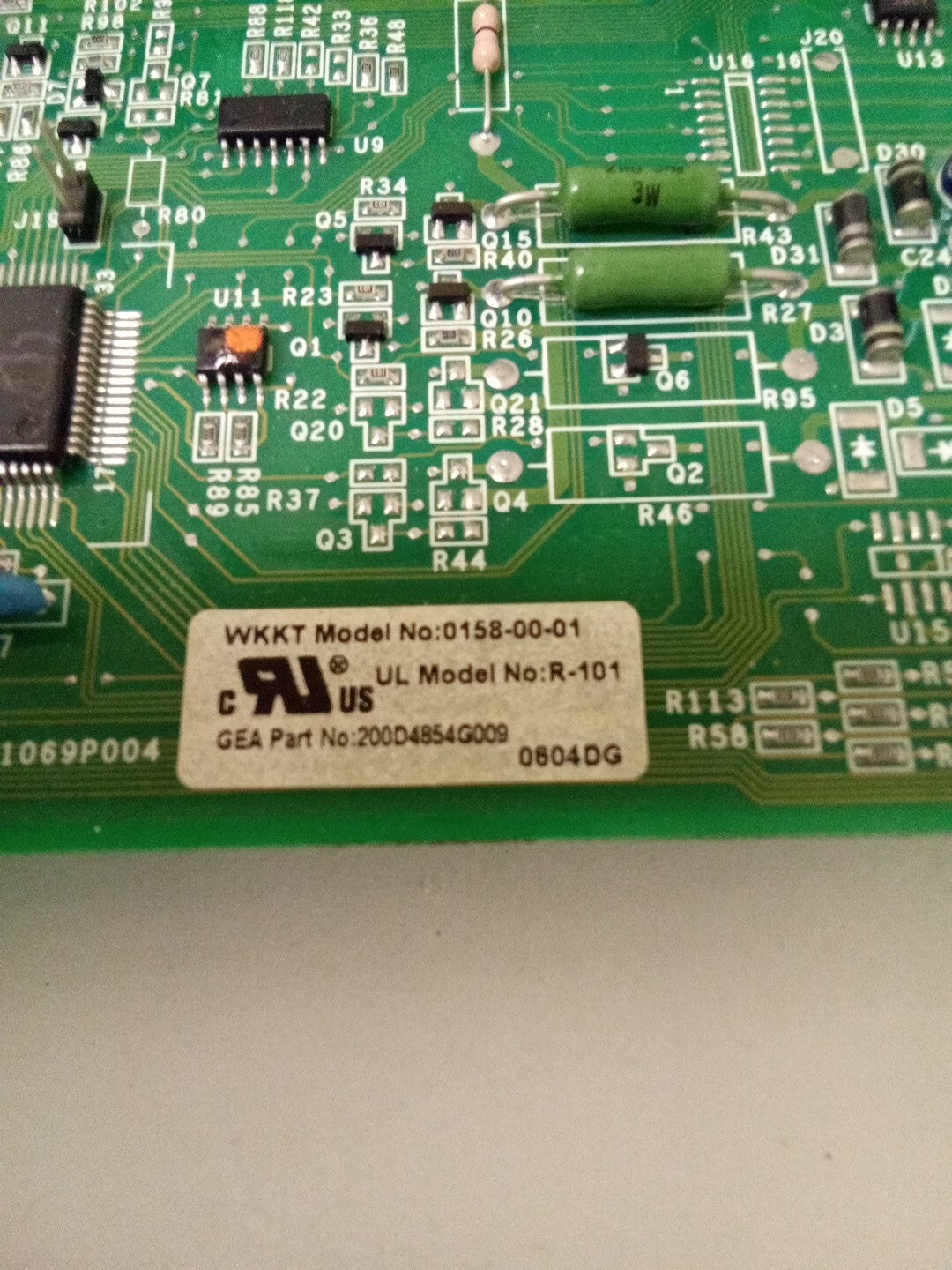 GE Refrigerator Main Control Board 200D4854G009 AK-809