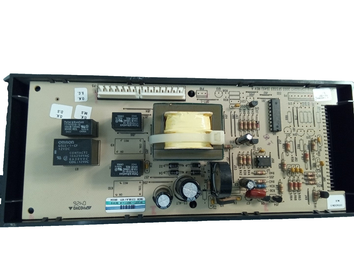 Electrolux 316418311 Oven Range Clock Timer Control Board Black Overlay TLM-509