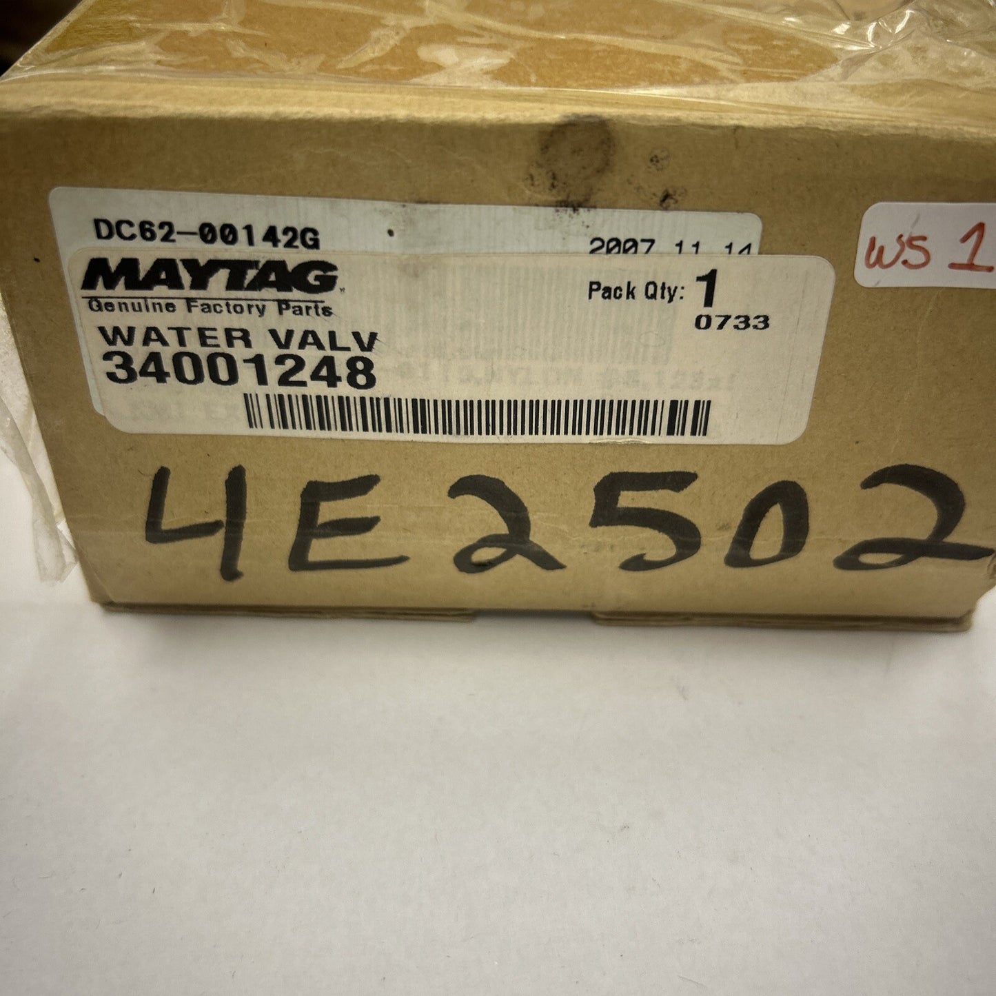 Whirlpool Water Valve 34001248 New WR1