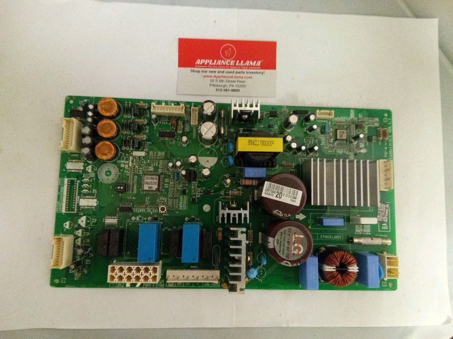 LG Refrigerator Control Board - Part Number EBR73304220 AMK-410