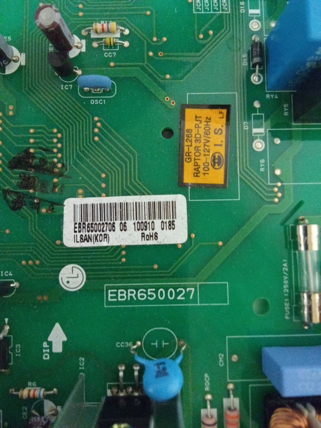 EBR65002706 LG Control Board AMK-246
