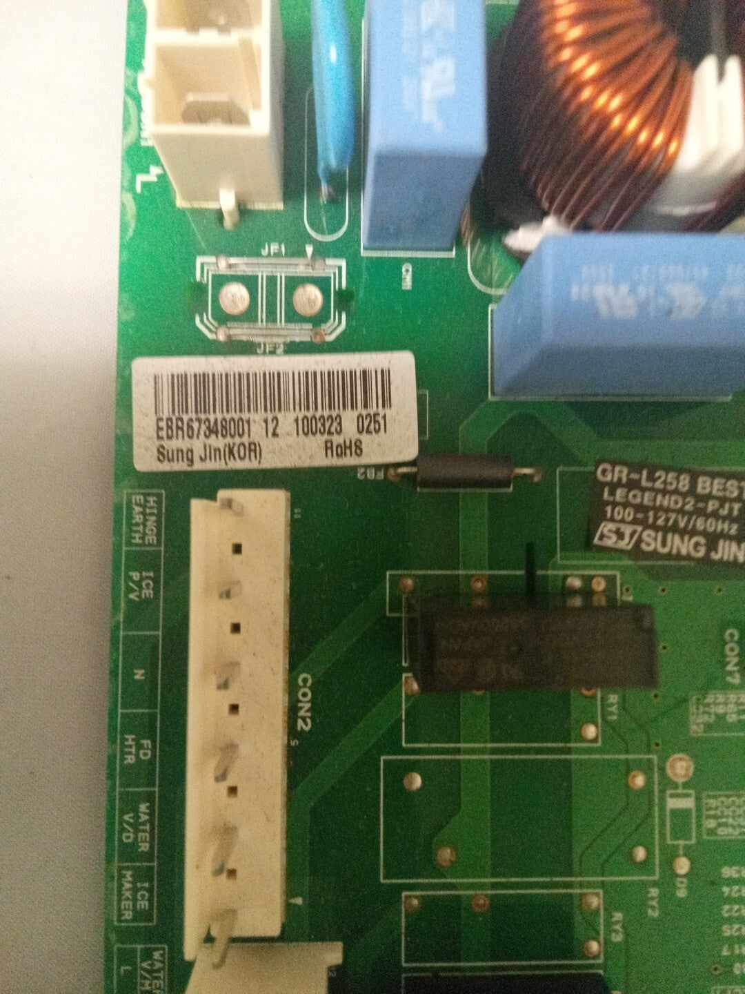 LG Refrigerator EBR67348001 Control Board AK-698