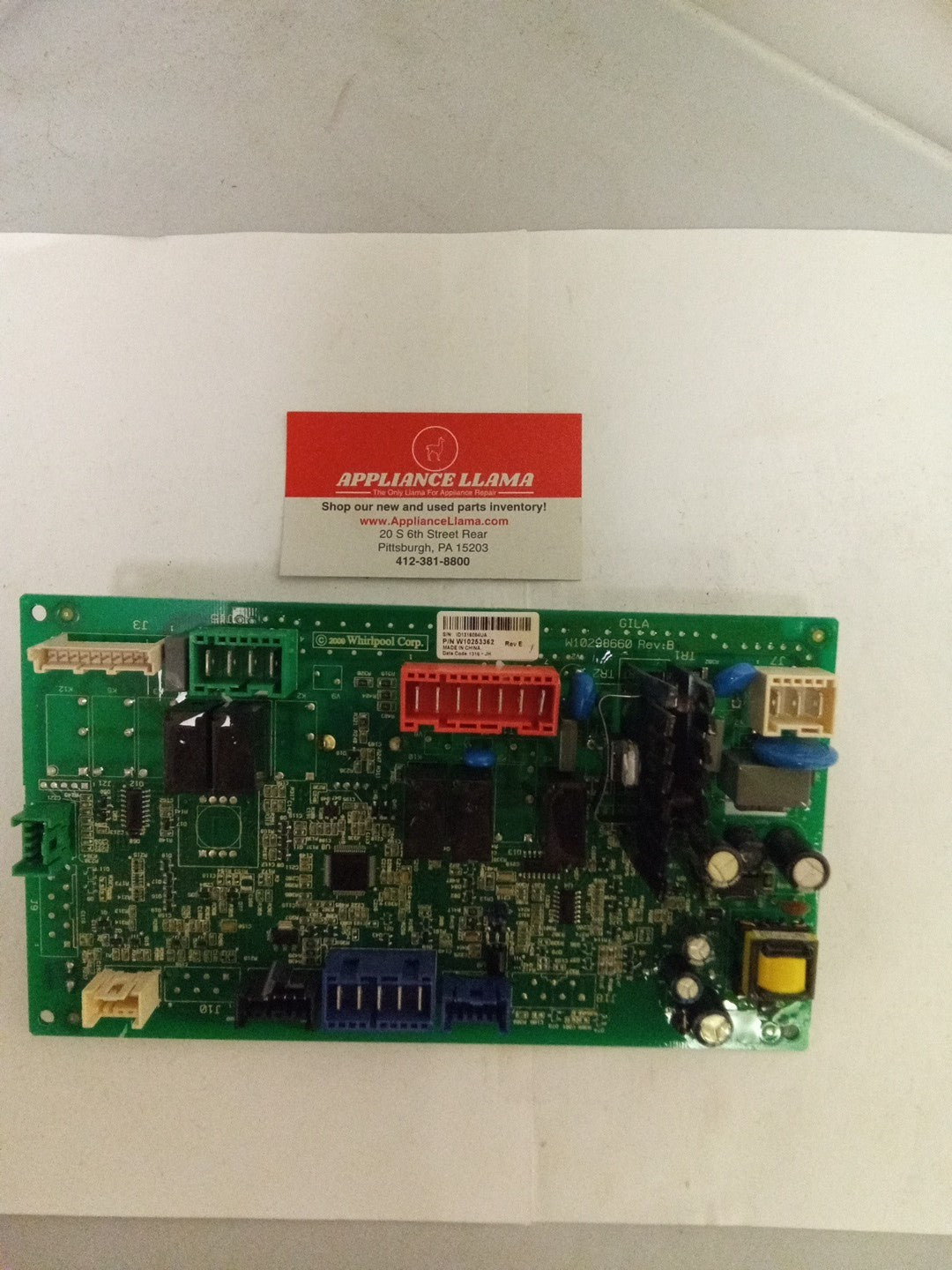 Whirlpool Washer Gontrol Board W10253362 Rev E AMK-355