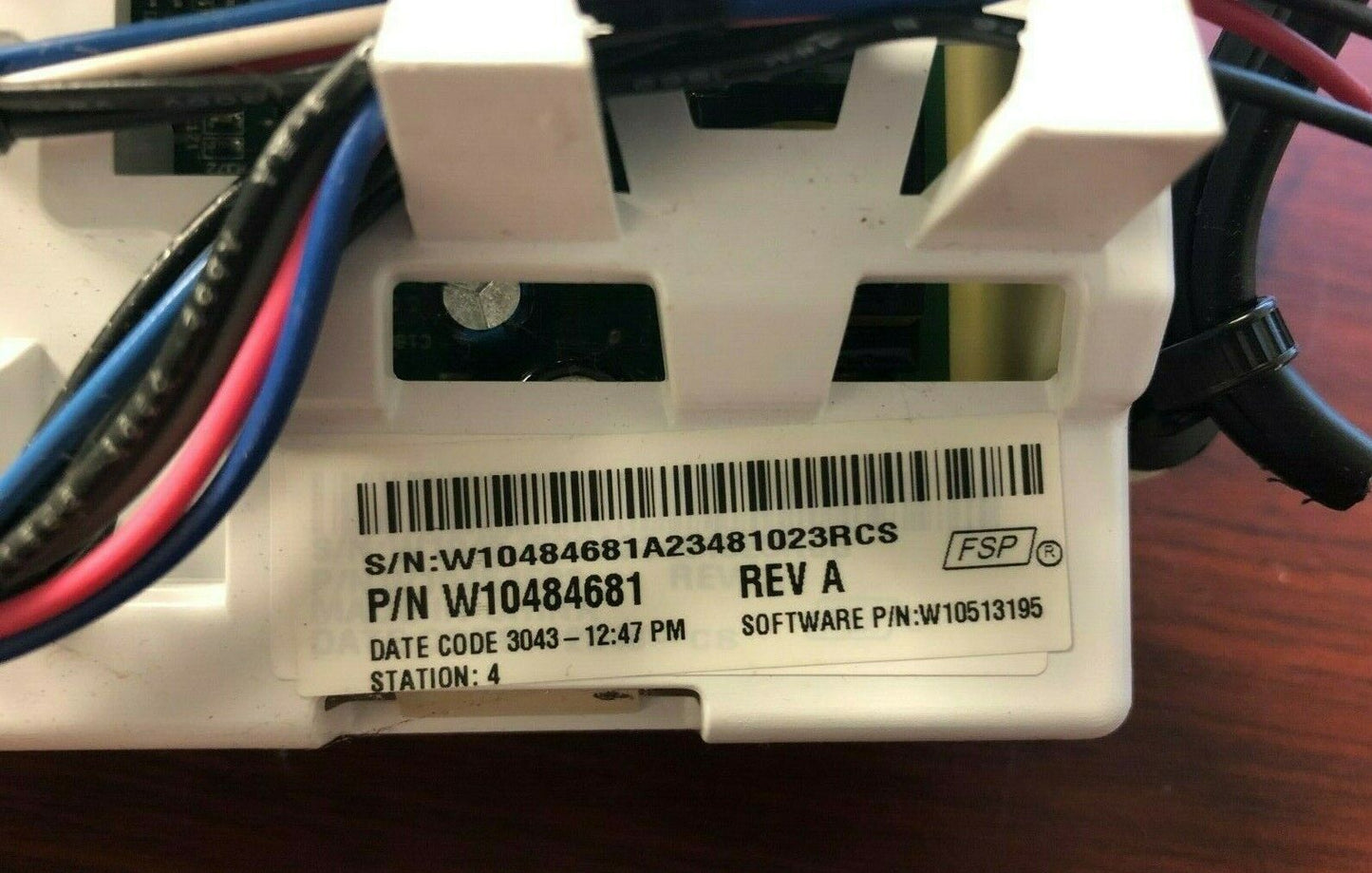Whirlpool Washer Control Board PART # W10484681 DC695