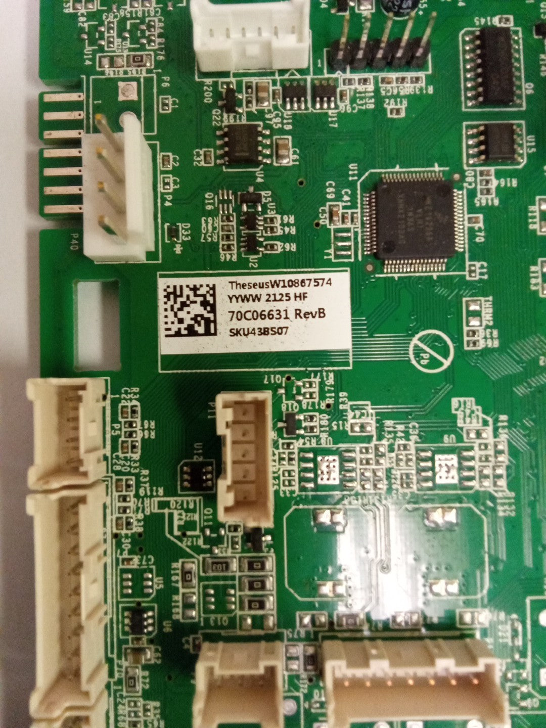 Whirlpool Refrigerator Control Board W10867574 AMK-753