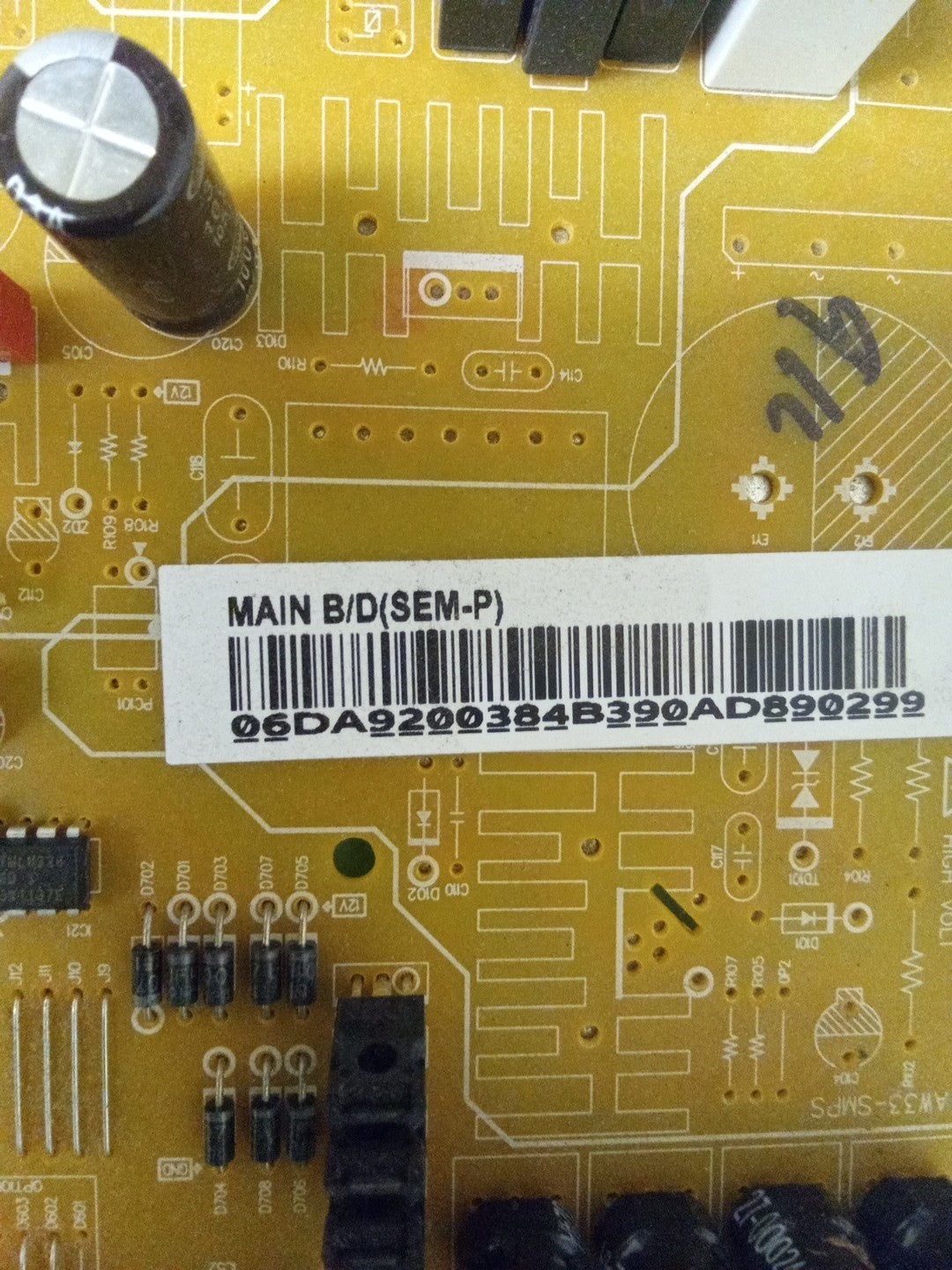 DA92-00384B Samsung Refrigerator Control Board AMK-448