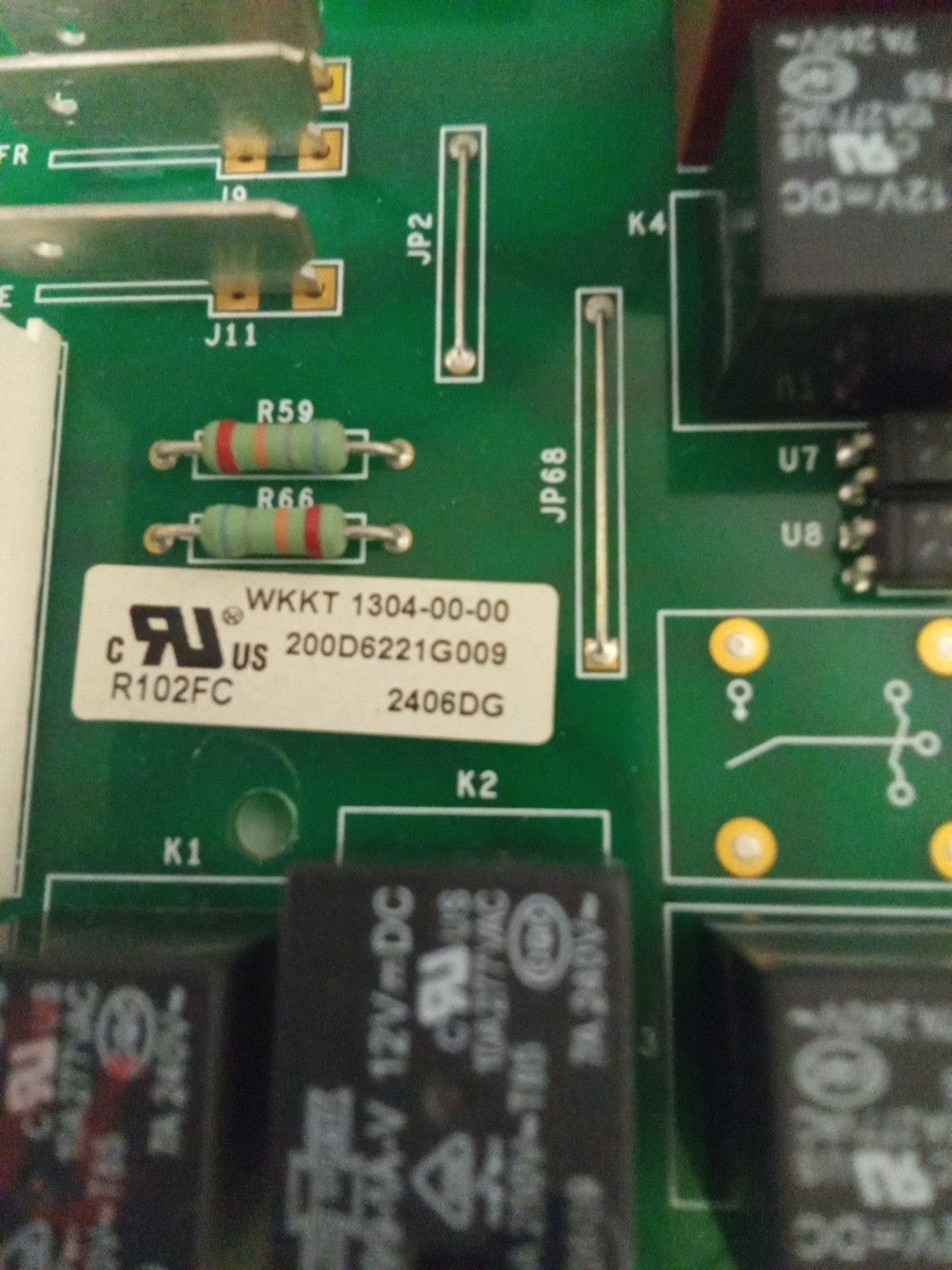 GE Refrigerator Control Board 200D6221G009 AMK-280