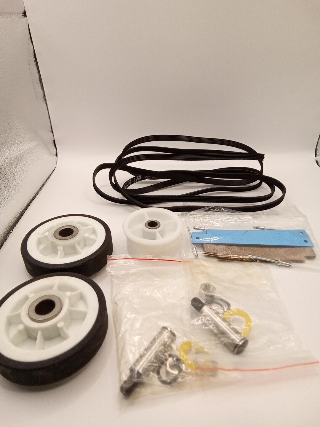 LDE4910ACW Maytag Dryer Rollers Shafts Belt Pulley Slides Kit SEA500 DR109