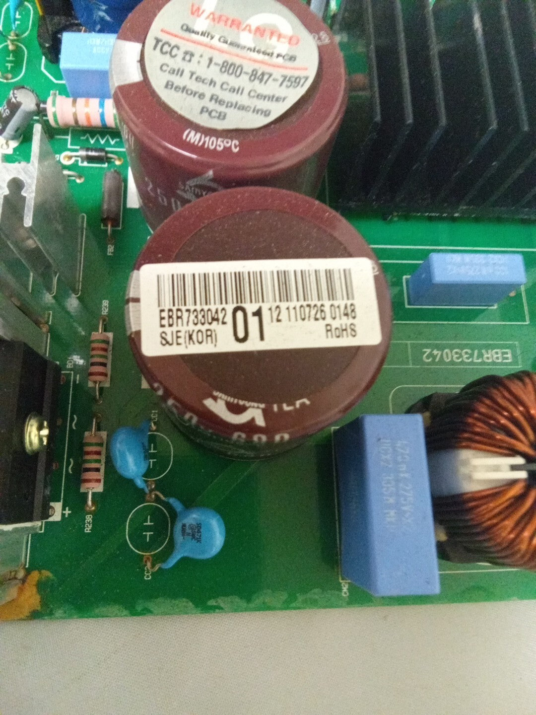 LG Refrigerator Control Board EBR73304201 AMK-153