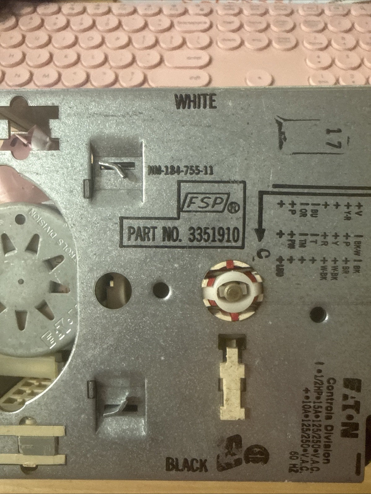 USED Whirlpool Washer Timer 3946473 3351910 JB50