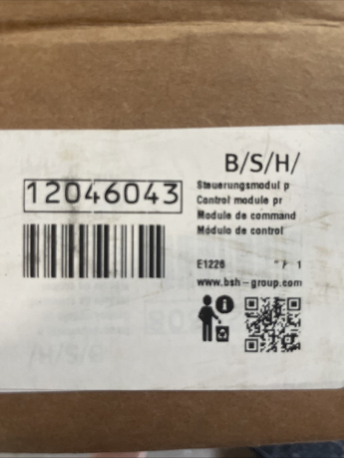 Bosch Thermador Oven Programmed Control Board Module 12046043 BA20