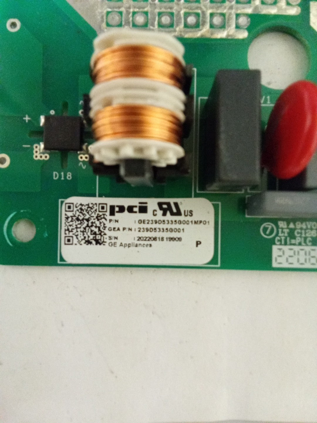GE Refrigerator Control Board 239D5335G001 AMK-645