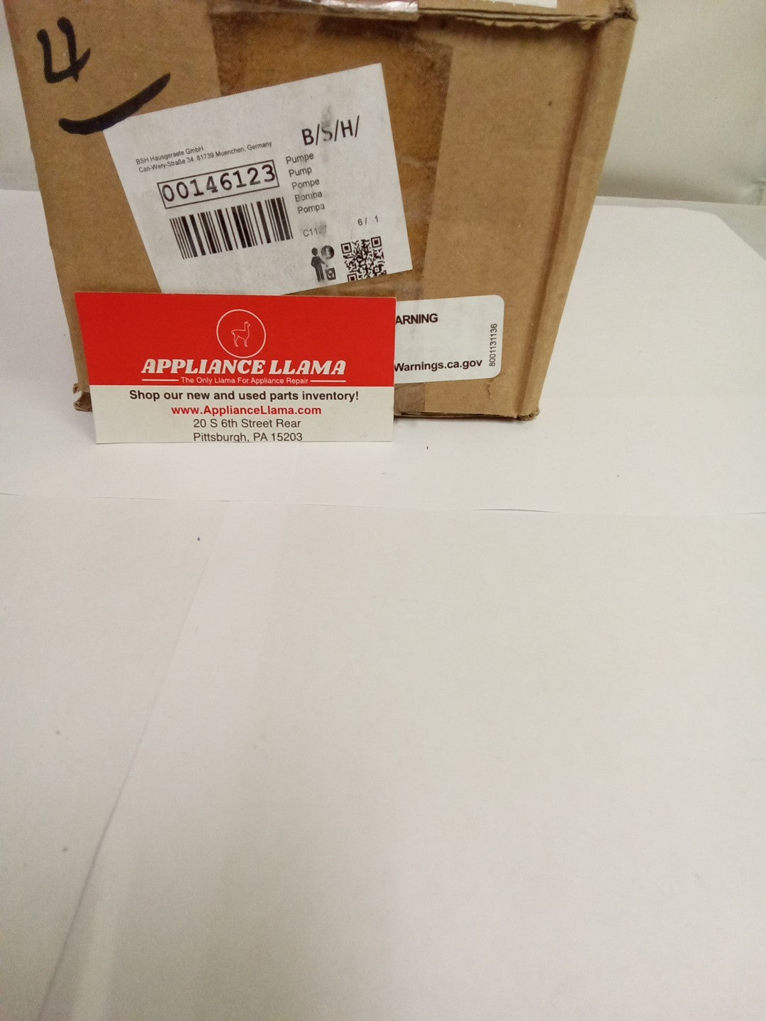 BOSCH 00146123 Appliance Pump AMK-672