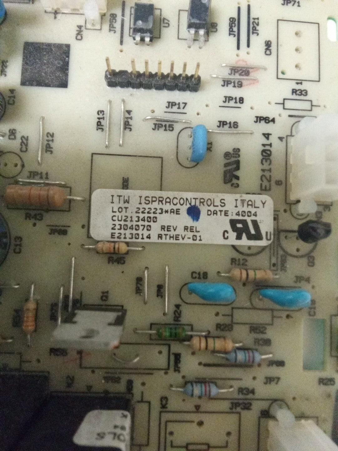 Whirlpool Refrigerator Control Board 2304070 AK-959