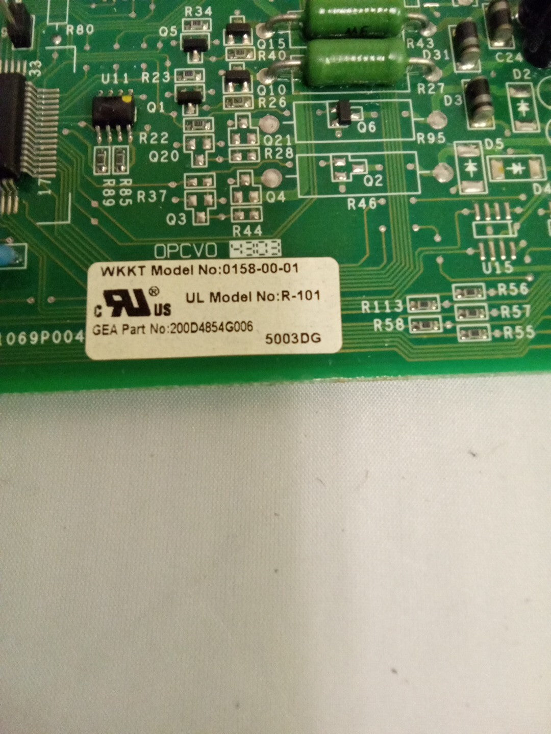 GE Refrigerator Control Board 200D4854G006 AK-623