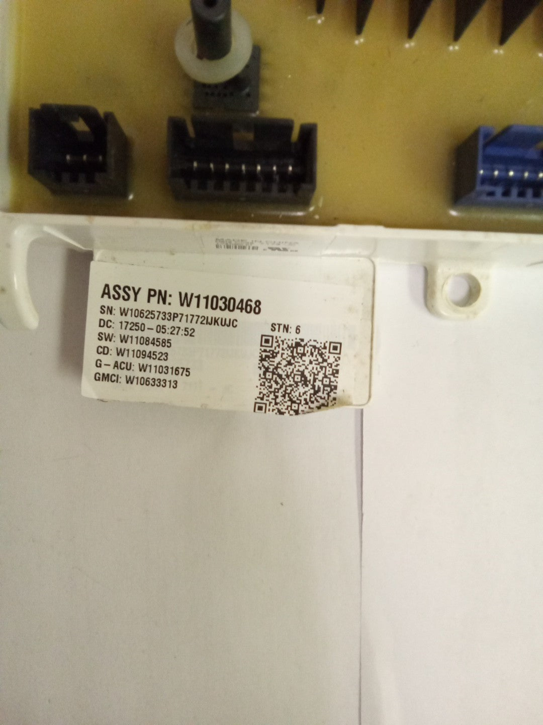 Kenmore W11030468 Washer Control Board AMK-729
