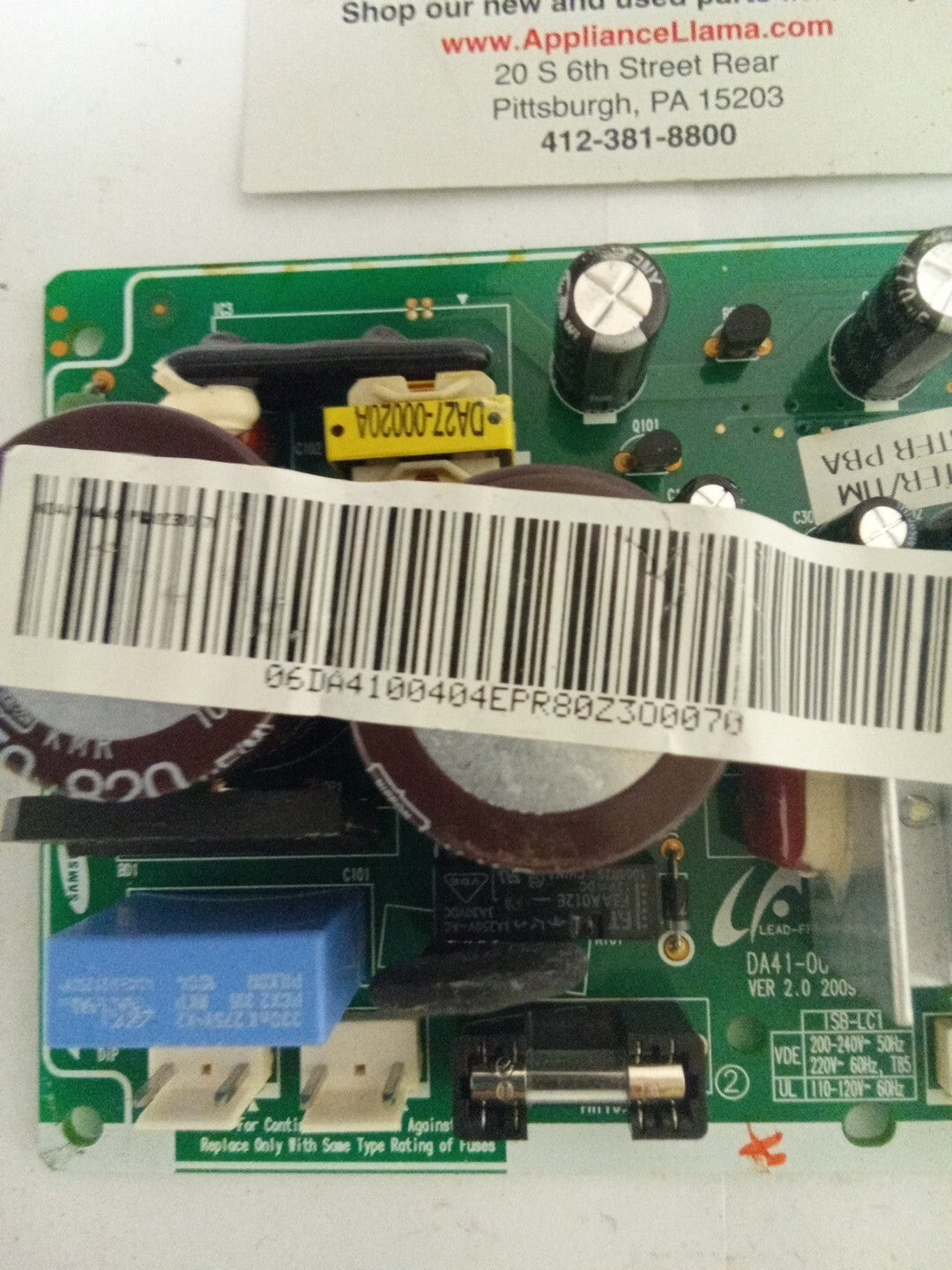 Samsung Fridge Control Board DA41-00404E AMK-214
