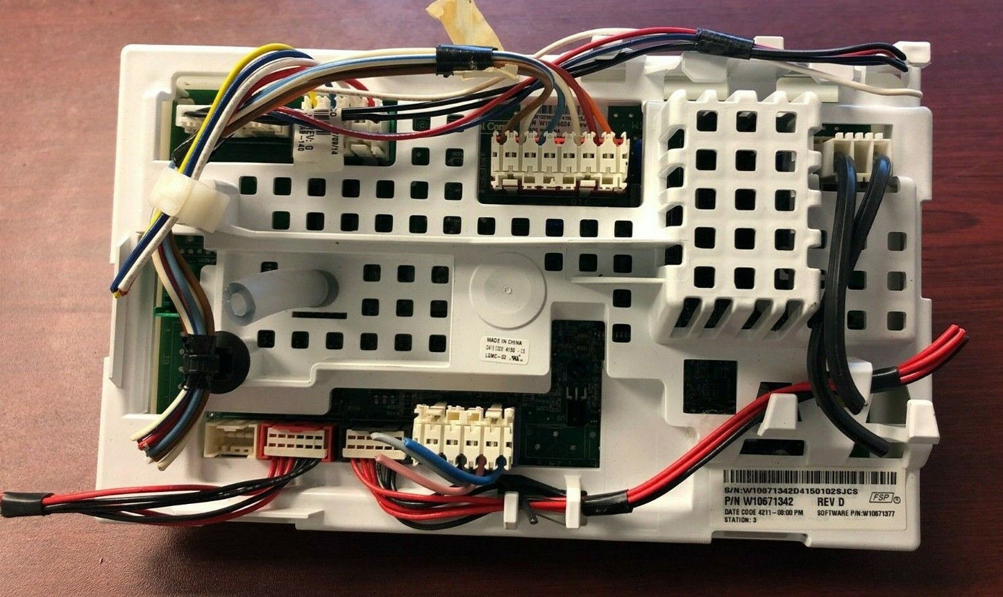 WHIRLPOOL W10671342 WASHER CONTROL BOARD DC681