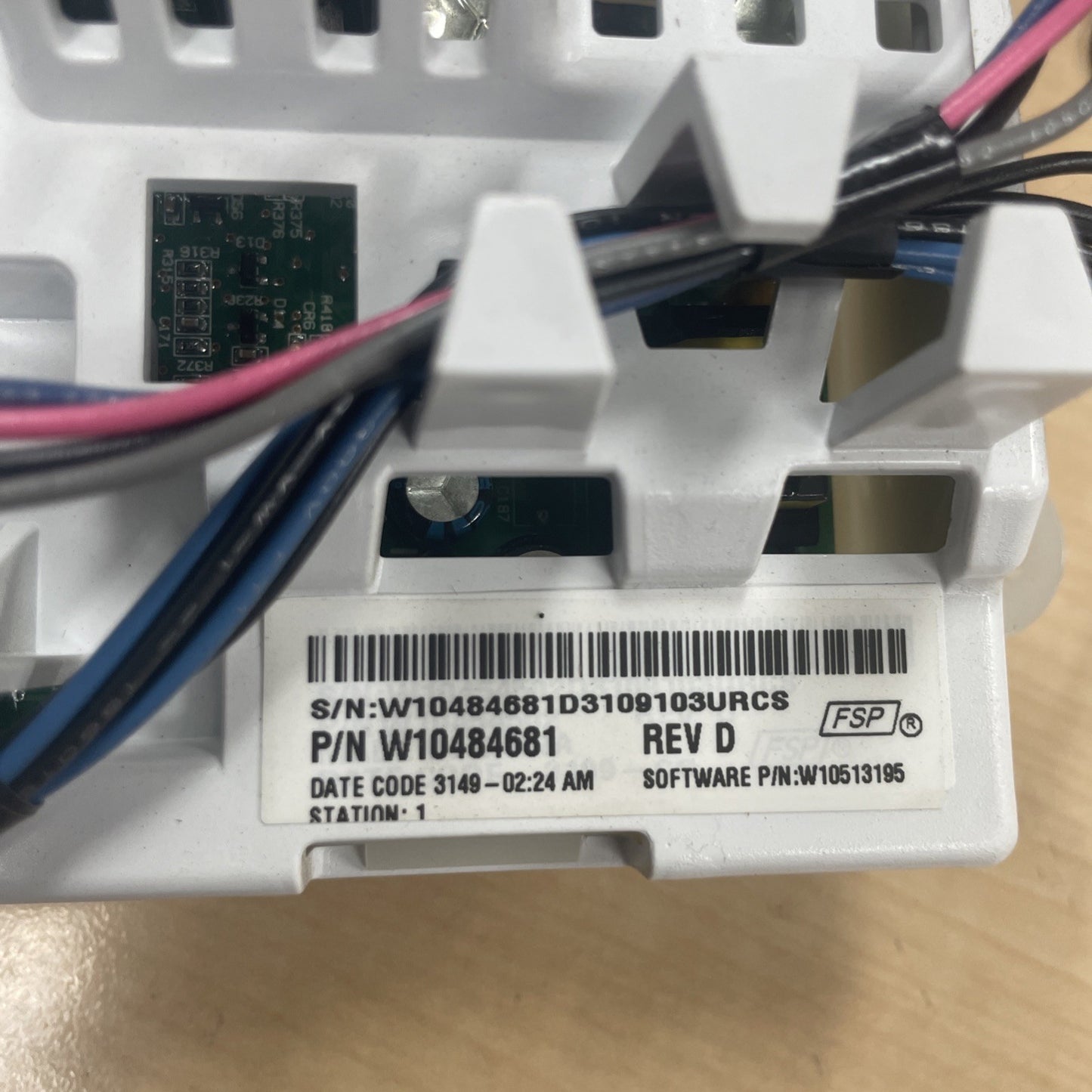 Whirlpool W10484681 Washer Control Board BA43