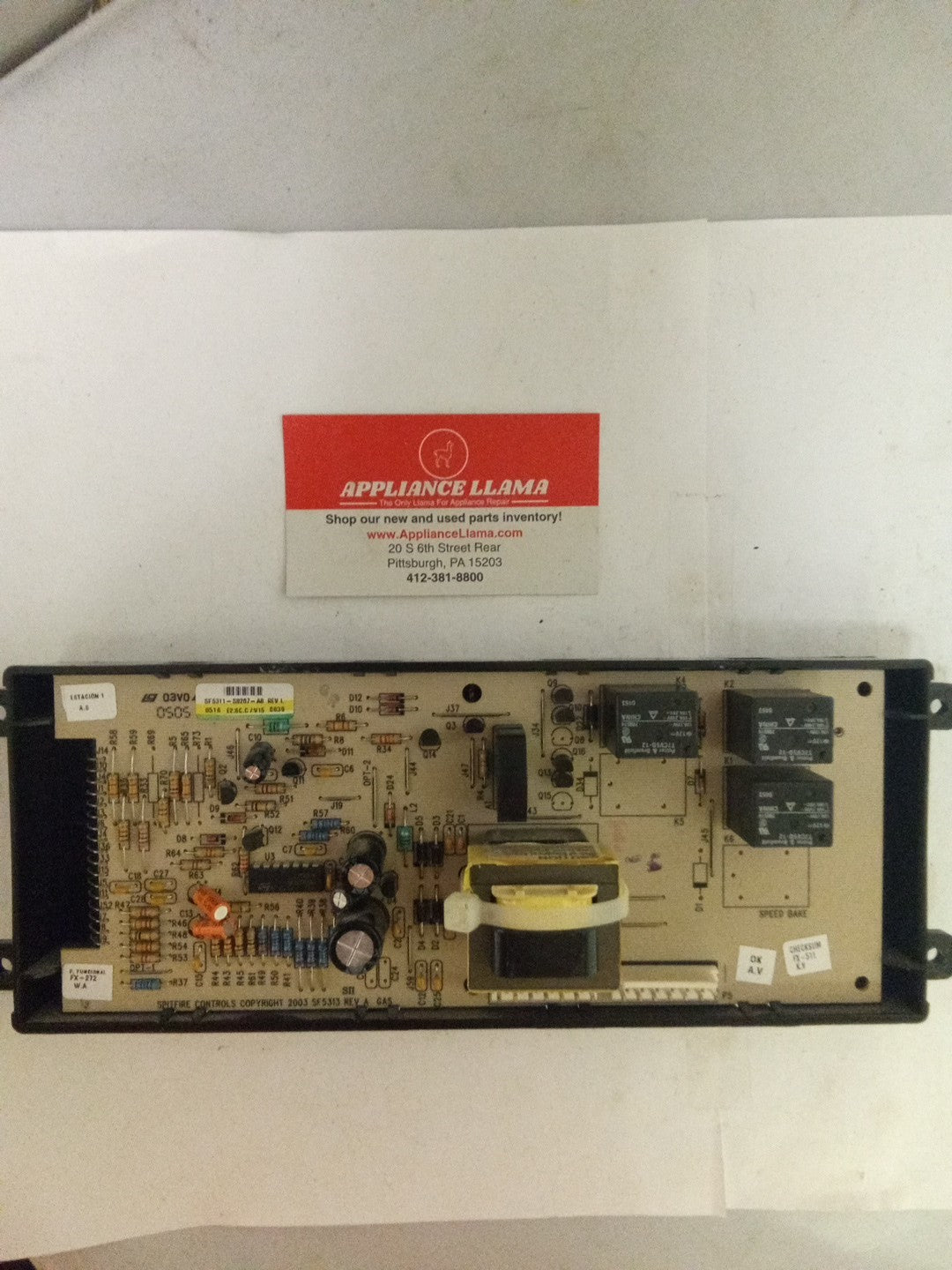 Frigidaire Oven Range Control Board 316418207 AMK-536