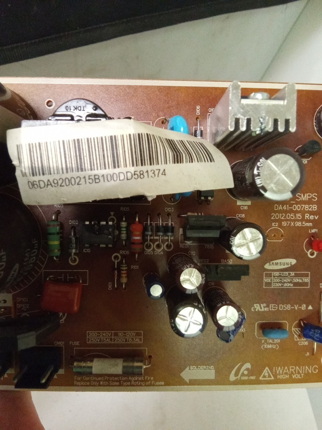 Samsung Fridge Inverter Board DA92-00215B AMK-656