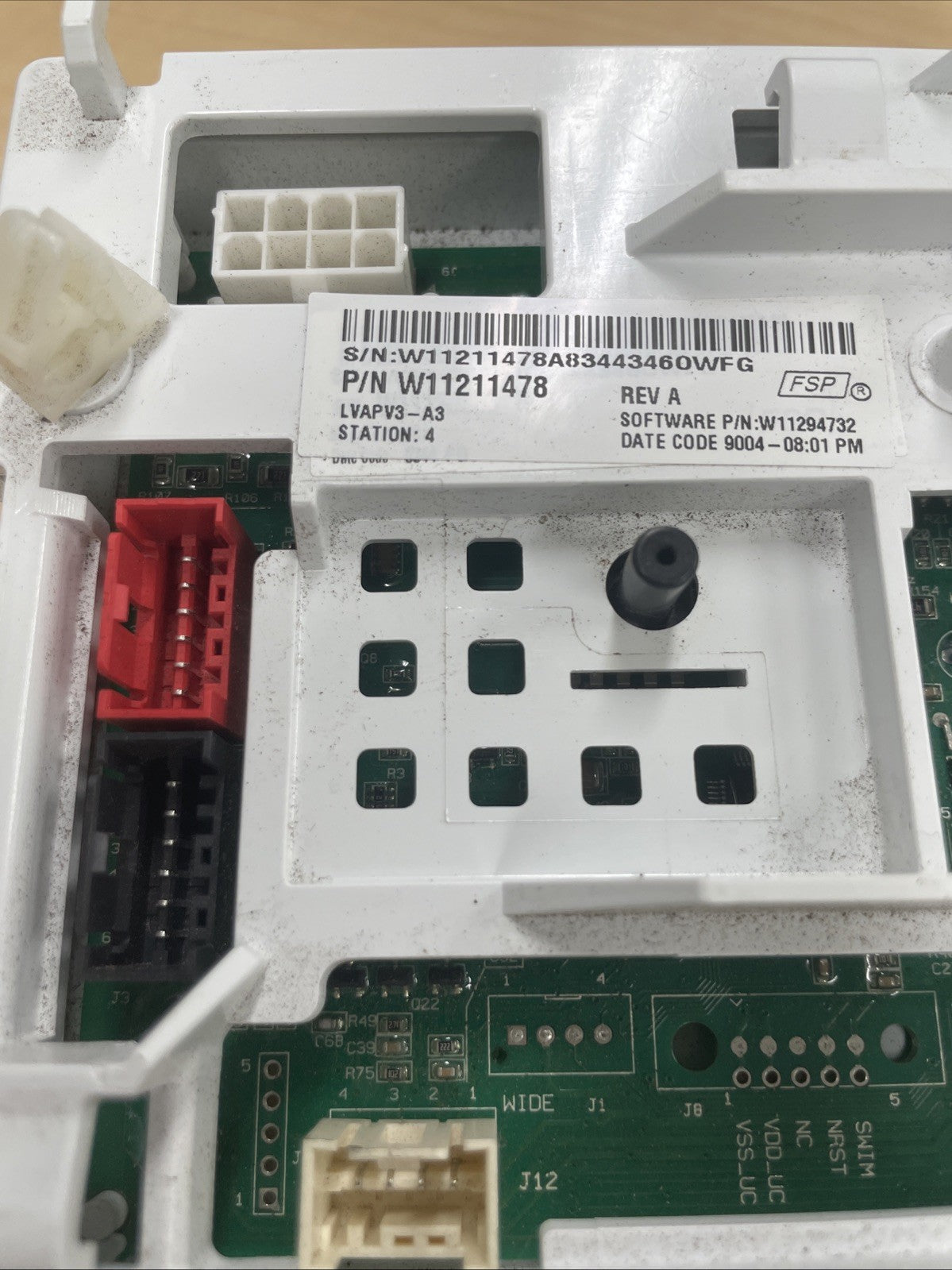 Whirlpool Washer Control Board W11211478 -BA11