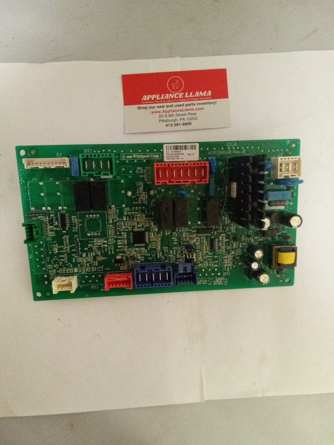Whirlpool Washer Control Board W10253362 REV C AMK-311