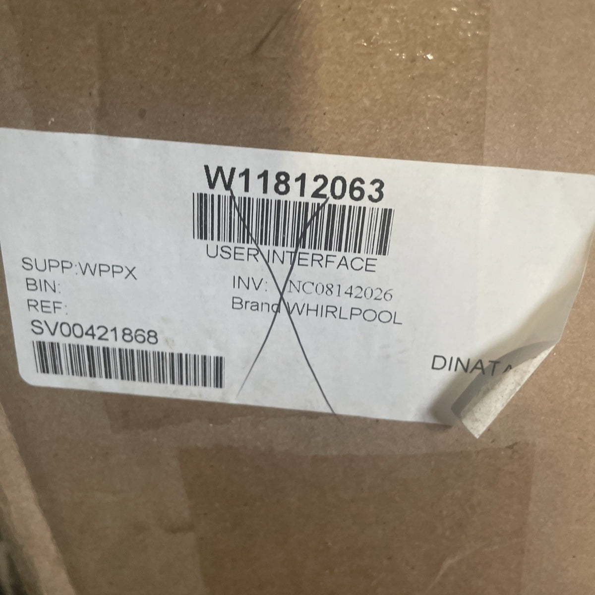 Whirlpool Genuine OEM W11812063 - Cntrl-Elec BA111