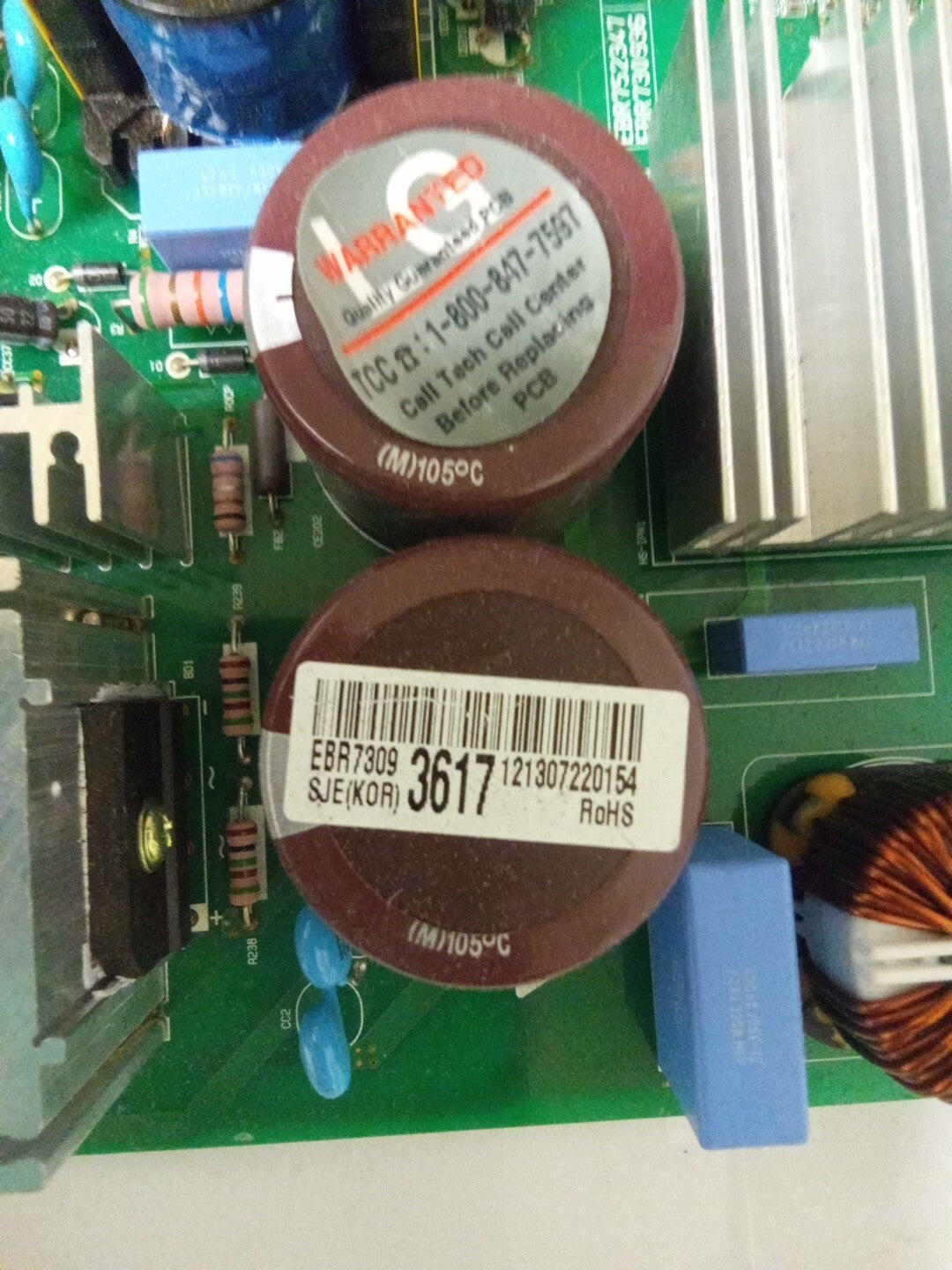 LG Refrigerator Main Control Board EBR73093617 AK-933